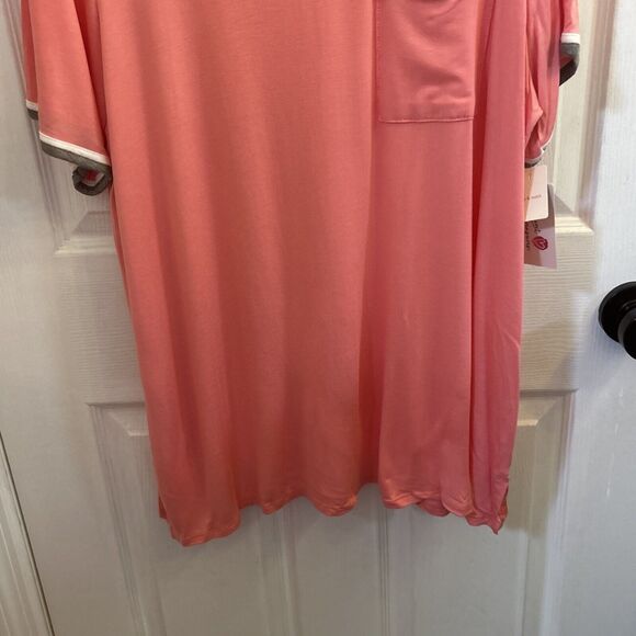 Secret Treasures Women's Plus Size Knit Sleep Short Sleeve Shirt XL 16/18 NWT - Picture 3 of 13
